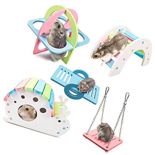 ＣＨＡＭＥＥＮ Hamsterspielzeug Hamsterzubehör Trainingsspielzeug Käfigdekoration Hamsterspielplatz Kleintierspielzeug von ＣＨＡＭＥＥＮ