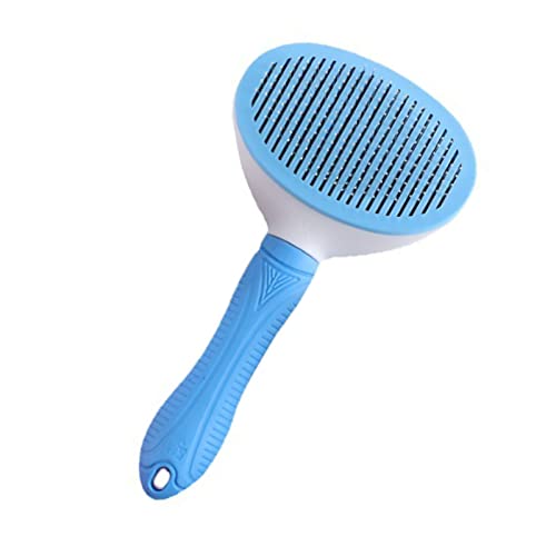 ＣＨＡＭＥＥＮ Haustierbürste Hundebürste Katzenbürste Reinigungsbürste Haustierentfernung Unterhaar Rasierpinsel (Blau) von ＣＨＡＭＥＥＮ