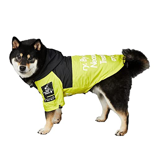 ＣＨＡＭＥＥＮ Hund Mackintosh Hund Jacke wasserdicht Hund Mackintosh schönes Design perfekt für Fancy Dress Pie gelb von ＣＨＡＭＥＥＮ