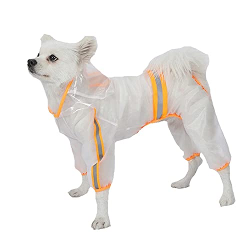 ＣＨＡＭＥＥＮ Hund Mackintosh Winddicht reflektierende kleine und große Hund Herbst und Winter Schneemantel warmen Umhang orange von ＣＨＡＭＥＥＮ