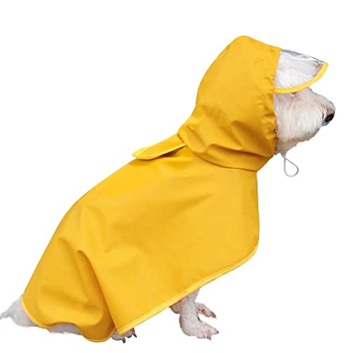 ＣＨＡＭＥＥＮ Hundemantel Mackintosh Dog Mackintosh Waterproof Full Coverage with Hood and Belly Protection Yellow von ＣＨＡＭＥＥＮ