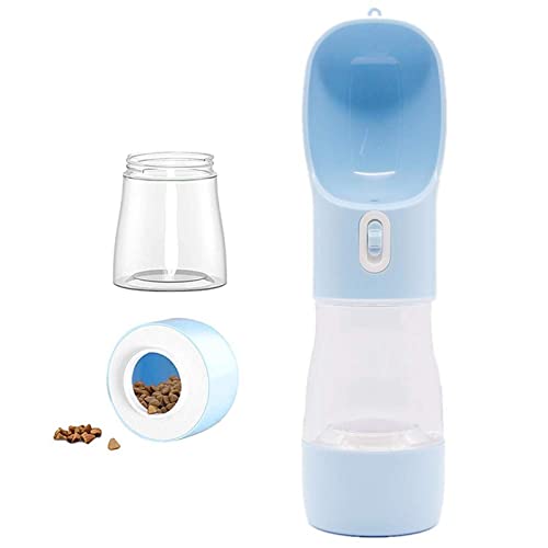 ＣＨＡＭＥＥＮ Hundewasserflasche Tragbare Hundewasserflasche Haustier Getränkespender Multifunktionale Wasserschüssel (blau) von ＣＨＡＭＥＥＮ