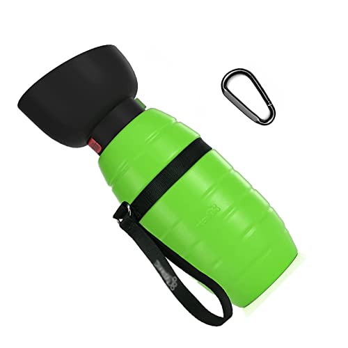 ＣＨＡＭＥＥＮ Travel Dog Water Bottle Pet Drinker Silicone Collapsible Water Bowl on The go Portable Blue 650 ml von ＣＨＡＭＥＥＮ