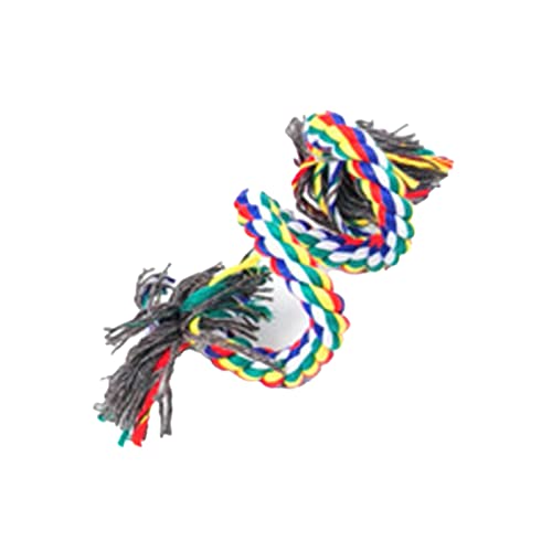 ＣＨＡＭＥＥＮ Vogelspielzeug Baumwollkletterseil Papageienkletterseil Kauspielzeug Spiralseil Regenbogen Baumwollseil von ＣＨＡＭＥＥＮ