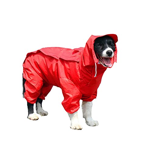 ＣＨＡＭＥＥＮ Wasserdichter Hundemantel Warmer Herbst Winter Hundemantel wasserdichte Winddichte Schneejacke Poncho rot von ＣＨＡＭＥＥＮ