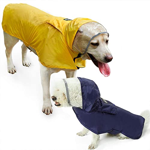 ＣＨＡＭＥＥＮ Wasserdichtes Hundegeschirr einstellbar große wasserdichte reflektierende volle Abdeckung und einfach zu setzen auf von ＣＨＡＭＥＥＮ