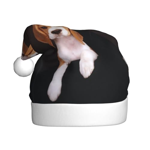 Ovely Weihnachtsmütze für Hunde, Beagle, bedruckt, bequem, klassisch, Plüsch, Weihnachtsmannmütze für Weihnachten, festliche Party Ovely Weihnachtsmütze für Hunde, Beagle, bedruckt, bequem, klassisch, Plüsch, Weihnachtsmannmütze für Weihnachten, festliche Party von CHANGLEI