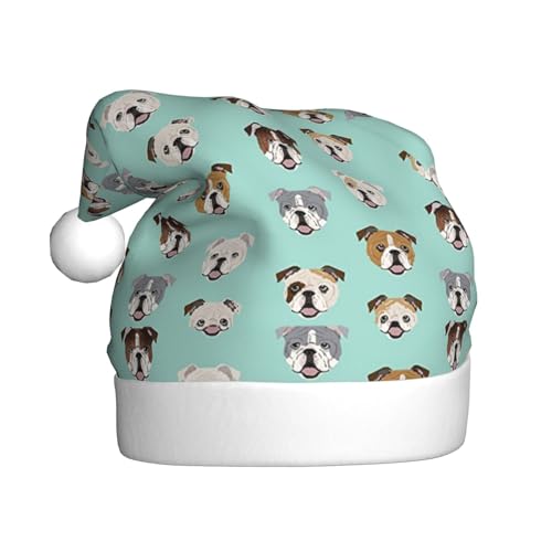 Weihnachtsmütze für Hunde, Erwachsene, bedruckt, bequem, klassisch, Plüsch, Weihnachtsmannmütze für Weihnachten, festliche Party Weihnachtsmütze für Hunde, Erwachsene, bedruckt, bequem, klassisch, Plüsch, Weihnachtsmannmütze für Weihnachten, festliche Party von CHANGLEI