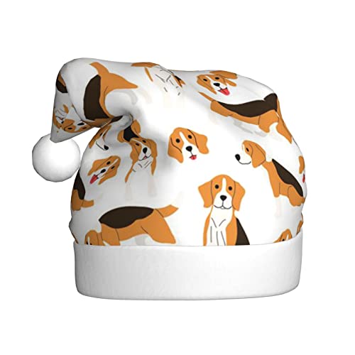 Weihnachtsmütze für Hunde, Erwachsene, bedruckt, bequem, klassisch, Plüsch, Weihnachtsmannmütze für Weihnachten, festliche Party Weihnachtsmütze für Hunde, Erwachsene, bedruckt, bequem, klassisch, Plüsch, Weihnachtsmannmütze für Weihnachten, festliche Party von CHANGLEI