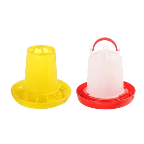 Automatischer Küken-Futterspender und Bewässerungs-Kombination, 1 kg Kapazität, Geflügelfütterungs-Set für Babyküken, kleine Brutfütterungsgeräte Automatischer Küken-Futterspender und Bewässerungs-Kombination, 1 kg Kapazität, Geflügelfütterungs-Set für Babyküken, kleine Brutfütterungsgeräte von CHANGYING