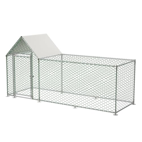 Großer Hühnerstall aus Metall, 3 x 90 cm, mit Abdeckung, für Geflügel, für Hühner, Enten und Kaninchen Großer Hühnerstall aus Metall, 3 x 90 cm, mit Abdeckung, für Geflügel, für Hühner, Enten und Kaninchen von CHANGYING