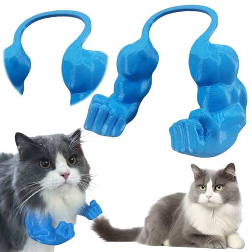 CHANGYUE Lustige Katze mit muskulösen Armen, kreativer 3D-Gedruckter Katzen-Muskelarm, riesiges Haustier-Requisit hängender Arm, Katzen-Muskelarm Halloween Katzenkostüm Zubehör CHANGYUE Lustige Katze mit muskulösen Armen, kreativer 3D-Gedruckter Katzen-Muskelarm, riesiges Haustier-Requisit hängender Arm, Katzen-Muskelarm Halloween Katzenkostüm Zubehör von CHANGYUE