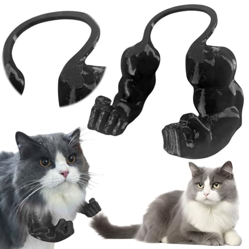 CHANGYUE Lustige Katze mit muskulösen Armen, kreativer 3D-Gedruckter Katzen-Muskelarm, riesiges Haustier-Requisit hängender Arm, Katzen-Muskelarm Halloween Katzenkostüm Zubehör CHANGYUE Lustige Katze mit muskulösen Armen, kreativer 3D-Gedruckter Katzen-Muskelarm, riesiges Haustier-Requisit hängender Arm, Katzen-Muskelarm Halloween Katzenkostüm Zubehör von CHANGYUE