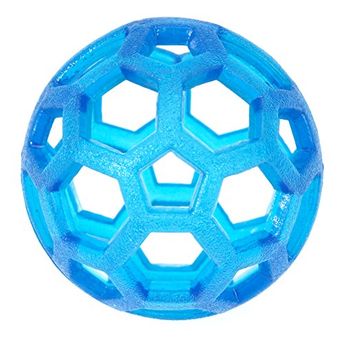 CHAPUIS SELLERIE Ball Kauwurzeln thermoplastischem Gummi blau TPR für Hunde Durchmesser 9 cm Größe S von CHAPUIS SELLERIE