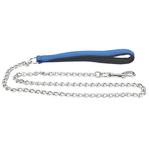 CHAPUIS SELLERIE SLA067 Hundeleine - Gedrehte Stahlkette Durchmesser 3 mm - Handschlaufe Nylon blau - Länge 1,20 m - Größe L CHAPUIS SELLERIE SLA067 Hundeleine - Gedrehte Stahlkette Durchmesser 3 mm - Handschlaufe Nylon blau - Länge 1,20 m - Größe L von CHAPUIS SELLERIE