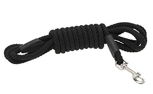 CHAPUIS SELLERIE Schleppleine Seil aus Polypropylen für Hunde schwarz Durchmesser 8 mm Länge 3 m Größe S von CHAPUIS SELLERIE