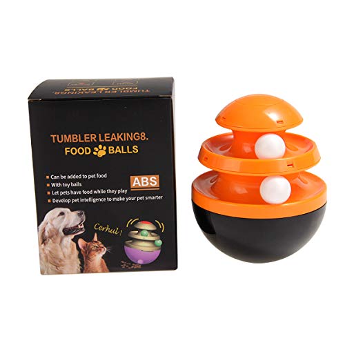 CHAW Hundefutter-Leckerbissen Spielzeugbecher Interaktiver Puzzle-Leckerbissenball Slow Feeder Tierfutter-Leckerbissenball von CHAW