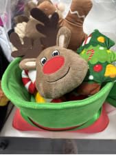 CHAWONER 10PCS Hundespielzeug Weihnachten, Quietschendes Rentiere, langlebige Zahnreinigung, Interaktives Weihnachtshirsch Plüsch-Hundespielzeug, Welpen, kleine und mittelgroße Hunde CHAWONER 10PCS Hundespielzeug Weihnachten, Quietschendes Rentiere, langlebige Zahnreinigung, Interaktives Weihnachtshirsch Plüsch-Hundespielzeug, Welpen, kleine und mittelgroße Hunde von CHAWONER