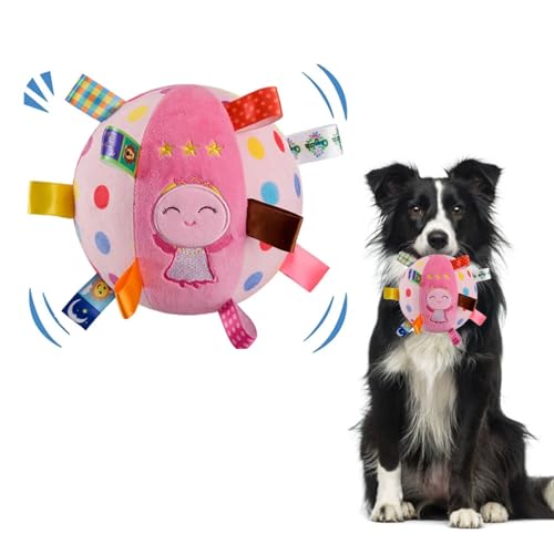 CHDGSJ Hundeplüschspielzeug mit Sound,Interaktives Welpenspielzeug Gegen Langeweile,weiches langlebiges Haustierspielzeug für kleine/mittlere Hunde(C,1) von CHDGSJ