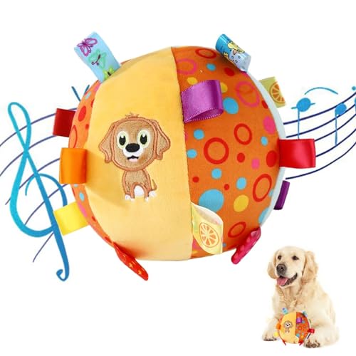 CHDGSJ Interaktives,Bewegliches Elektronisches Haustier-Plüschspielzeug mit Sound,Shake-Bounce-Langeweile-Spielzeug für Hunde,Katzen,Kleine und Mittelgroße Hunde(A,1) von CHDGSJ