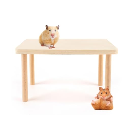 CHDZSW Hamster Plattform, Hamster Zubehör, Kletterplattform Eichhörnchen Schlafplattform Sicherheitsdesign, Freigehege Aktivitäten Landschaftsbedarf für Hamster, Eichhörnchen & Kleintiere von CHDZSW