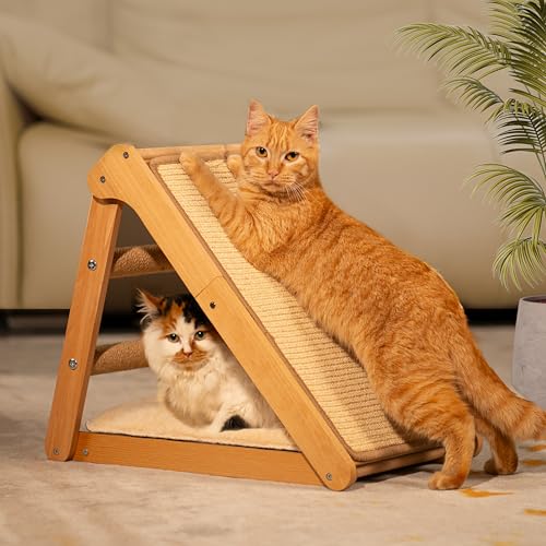 CHEERHOME PETS Sisal Kratzbaum Rampe mit Kissen, 50,8 x 35,8 cm, groß, faltbar, Kratzbrett, Katzenkratzbaum, Katzenmöbel aus Holz CHEERHOME PETS Sisal Kratzbaum Rampe mit Kissen, 50,8 x 35,8 cm, groß, faltbar, Kratzbrett, Katzenkratzbaum, Katzenmöbel aus Holz von CHEERHOME PETS