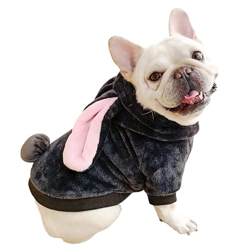 CHEERTAILS Hundepullover für kleine Hunde, Jungen, Mädchen, kleine Hunde, Pullover für kleine Hunde, niedlicher Hasen-Welpenpullover für kleine Hunde und Mädchen, warmes französisches CHEERTAILS Hundepullover für kleine Hunde, Jungen, Mädchen, kleine Hunde, Pullover für kleine Hunde, niedlicher Hasen-Welpenpullover für kleine Hunde und Mädchen, warmes französisches von CHEERTAILS