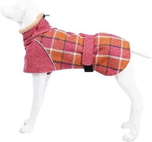 CHEKZ Haustiermantel, Italien, Windhund-Kleidung, Karierter Herbst-/Wintermantel, reflektierender, kältebeständiger Baumwollmantel, geeignet für Haustierkleidung für Whippet-Hunde,XXL,Red CHEKZ Haustiermantel, Italien, Windhund-Kleidung, Karierter Herbst-/Wintermantel, reflektierender, kältebeständiger Baumwollmantel, geeignet für Haustierkleidung für Whippet-Hunde,XXL,Red von CHEKZ
