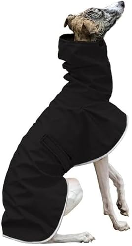 CHEKZ Haustiermantel, italienische Windhund-Kleidung, Whippet-Mantel, Winter, verstellbare Windhund-Kleidung, Winter-warme Fleece-Kleidung, warme Jacke für Hunde,XXXL,Black CHEKZ Haustiermantel, italienische Windhund-Kleidung, Whippet-Mantel, Winter, verstellbare Windhund-Kleidung, Winter-warme Fleece-Kleidung, warme Jacke für Hunde,XXXL,Black von CHEKZ