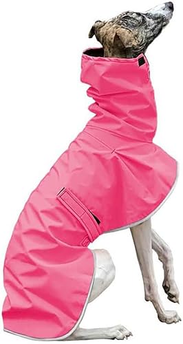 Haustiermantel, italienische Windhund-Kleidung, Whippet-Mantel, Winter, verstellbare Windhund-Kleidung, Winter-warme Fleece-Kleidung, warme Jacke für Hunde,M,Pink Haustiermantel, italienische Windhund-Kleidung, Whippet-Mantel, Winter, verstellbare Windhund-Kleidung, Winter-warme Fleece-Kleidung, warme Jacke für Hunde,M,Pink von CHEKZ