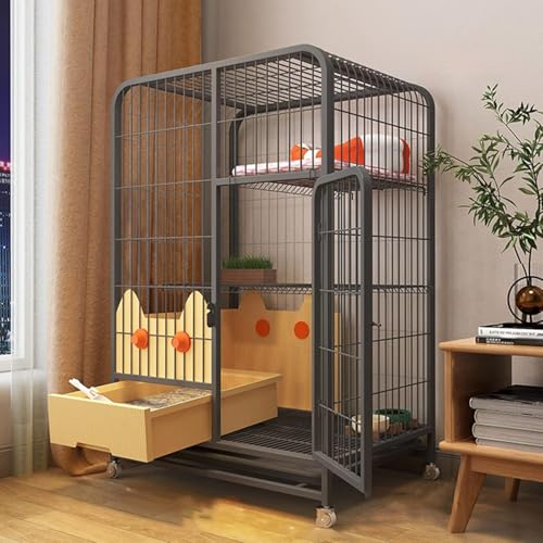 DIY-Frettchen-Laufstall für drinnen – Katzenkäfige für den Innenbereich, großer Raum für Katzentoilette, Kleintierkäfig, Katzengehege, DIY-Katzenlaufstall für 1–2 Katzen, Frettchen, Chinchil DIY-Frettchen-Laufstall für drinnen – Katzenkäfige für den Innenbereich, großer Raum für Katzentoilette, Kleintierkäfig, Katzengehege, DIY-Katzenlaufstall für 1–2 Katzen, Frettchen, Chinchil von CHEMYO