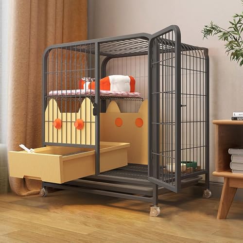 DIY-Frettchen-Laufstall für drinnen – Katzenkäfige für den Innenbereich, großer Raum für Katzentoilette, Kleintierkäfig, Katzengehege, DIY-Katzenlaufstall für 1–2 Katzen, Frettchen, Chinchil DIY-Frettchen-Laufstall für drinnen – Katzenkäfige für den Innenbereich, großer Raum für Katzentoilette, Kleintierkäfig, Katzengehege, DIY-Katzenlaufstall für 1–2 Katzen, Frettchen, Chinchil von CHEMYO
