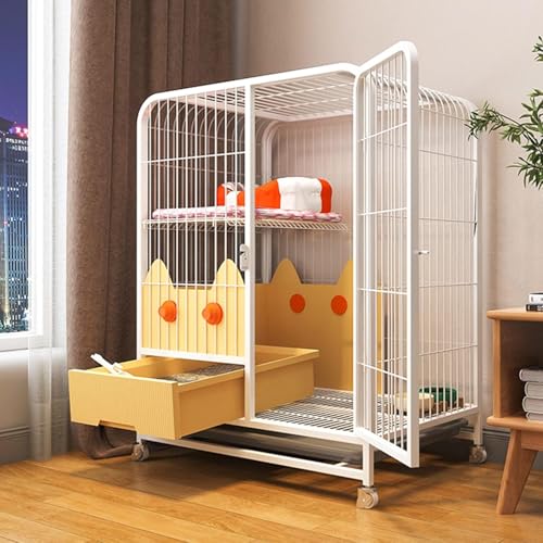 DIY-Laufstall für Frettchen für den Innenbereich – Katzenkäfige für den Innenbereich, großer Raum für Katzentoilette, Kleintierkäfig, Katzengehege, DIY-Katzenlaufstall für 1–2 Katzen, Frettc DIY-Laufstall für Frettchen für den Innenbereich – Katzenkäfige für den Innenbereich, großer Raum für Katzentoilette, Kleintierkäfig, Katzengehege, DIY-Katzenlaufstall für 1–2 Katzen, Frettc von CHEMYO
