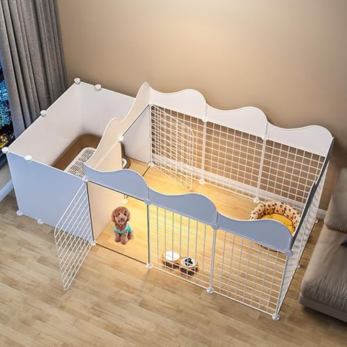Hundegehege für den Innenbereich – Katzenkäfig, Kaninchengehege, Metall-Laufstall für Katzen, Übungsgehege, Käfig, Zwinger, Hund, faltbar, für Meerschweinchen, Kaninchen, Rennmäuse, Welpen, Hundegehege für den Innenbereich – Katzenkäfig, Kaninchengehege, Metall-Laufstall für Katzen, Übungsgehege, Käfig, Zwinger, Hund, faltbar, für Meerschweinchen, Kaninchen, Rennmäuse, Welpen, von CHEMYO