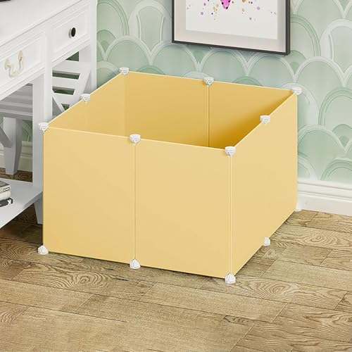 Kaninchenkäfig, Haustier-Laufstall, Katzenkäfig, Welpenkäfig, Meerschweinchenkäfig, Laufstall, DIY Kleintierkäfig, für kleine Haustiere, Katzen, Katzen, Welpen, Kaninchen, Igel (Farbe: Gelb, Kaninchenkäfig, Haustier-Laufstall, Katzenkäfig, Welpenkäfig, Meerschweinchenkäfig, Laufstall, DIY Kleintierkäfig, für kleine Haustiere, Katzen, Katzen, Welpen, Kaninchen, Igel (Farbe: Gelb, von CHEMYO