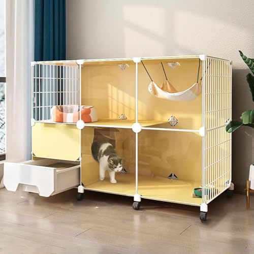 Katzengehege für den Innenbereich, Katzenhütte, Katzenlaufstall für Katzen im Innenbereich, Haustierkäfig, DIY-Katzengehege, großer Laufstall, abnehmbarer Metalldraht, großer Übungsplatz, id Katzengehege für den Innenbereich, Katzenhütte, Katzenlaufstall für Katzen im Innenbereich, Haustierkäfig, DIY-Katzengehege, großer Laufstall, abnehmbarer Metalldraht, großer Übungsplatz, id von CHEMYO