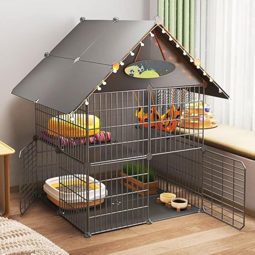 Katzenkäfig-Ecke, große Katzenhütten, Kätzchenkiste, Katzenhaus, große Katzenkäfige, Innen-Katzenlaufstall, abnehmbarer Metalldraht, Innen-DIY-Kiste, großer Übungsplatz, ideal (Größe: 75 x 7 Katzenkäfig-Ecke, große Katzenhütten, Kätzchenkiste, Katzenhaus, große Katzenkäfige, Innen-Katzenlaufstall, abnehmbarer Metalldraht, Innen-DIY-Kiste, großer Übungsplatz, ideal (Größe: 75 x 7 von CHEMYO
