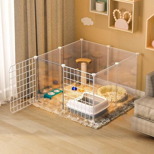Katzenkäfige, Katzenlaufstall, Haustierlaufstall mit Tür, Käfig für Kleintiere, Käfig für kleine Hunde, Frettchenkäfig für den Innen- und Außenbereich, tragbarer Hofzaun – für kleine Tiere, Katzenkäfige, Katzenlaufstall, Haustierlaufstall mit Tür, Käfig für Kleintiere, Käfig für kleine Hunde, Frettchenkäfig für den Innen- und Außenbereich, tragbarer Hofzaun – für kleine Tiere, von CHEMYO