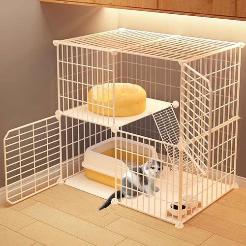 Katzenkäfige für den Innenbereich aus Metall, interaktives Katzenspielzeug für Hauskatzen, Katzenzubehör, verschlüsselter Spalt, Katzenhäuser, Fußpolster aus Kunstharz Katzenkäfige für den Innenbereich aus Metall, interaktives Katzenspielzeug für Hauskatzen, Katzenzubehör, verschlüsselter Spalt, Katzenhäuser, Fußpolster aus Kunstharz von CHEMYO