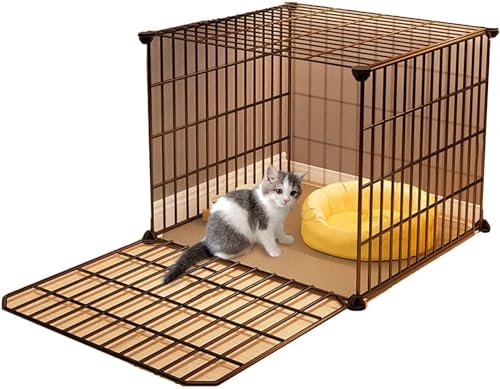 Katzenkäfige für den Innenbereich aus Metall, interaktives Katzenspielzeug für Hauskatzen, Katzenzubehör, verschlüsselter Spalt, Katzenhäuser, Fußpolster aus Kunstharz Katzenkäfige für den Innenbereich aus Metall, interaktives Katzenspielzeug für Hauskatzen, Katzenzubehör, verschlüsselter Spalt, Katzenhäuser, Fußpolster aus Kunstharz von CHEMYO