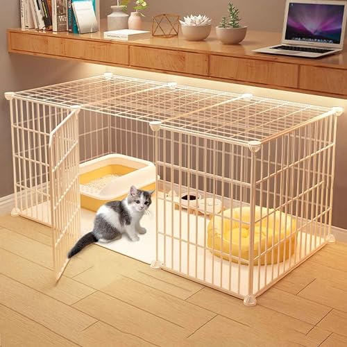 Katzenkäfige für den Innenbereich aus Metall, interaktives Katzenspielzeug für Hauskatzen, Katzenzubehör, verschlüsselter Spalt, Katzenhäuser, Fußpolster aus Kunstharz Katzenkäfige für den Innenbereich aus Metall, interaktives Katzenspielzeug für Hauskatzen, Katzenzubehör, verschlüsselter Spalt, Katzenhäuser, Fußpolster aus Kunstharz von CHEMYO