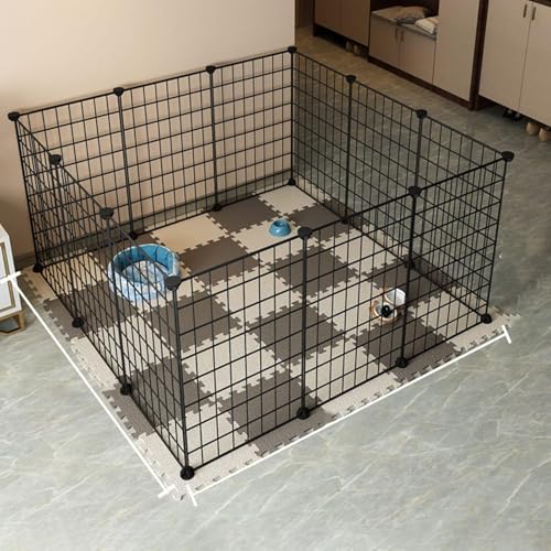 Katzenlaufstall – Katzenkäfig, DIY-Laufstall für Haustiere, Metallgehege, Netz, Übungshof, Zaunkäfig mit Tür für kleine Haustiere Katzenlaufstall – Katzenkäfig, DIY-Laufstall für Haustiere, Metallgehege, Netz, Übungshof, Zaunkäfig mit Tür für kleine Haustiere von CHEMYO