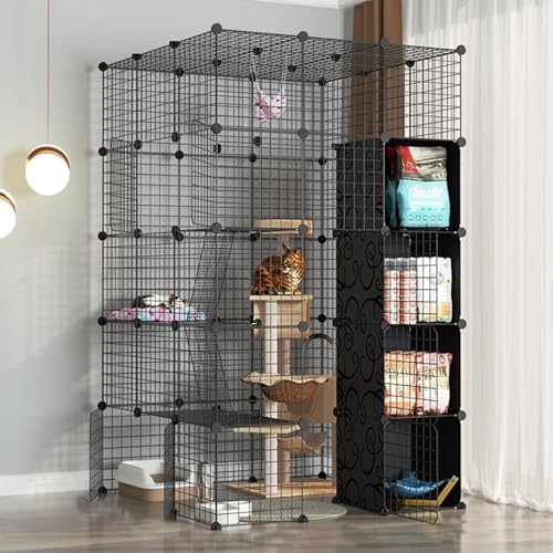 Katzenlaufstall – Katzenkäfig, Hundekäfige, Haustierkäfige für Katzen, selbstgemachter Laufstall für Haustiere, Auslauf, Hofzaunkäfig mit Tür für kleine Haustiere, Kaninchen, Igel, Katzen, Katzenlaufstall – Katzenkäfig, Hundekäfige, Haustierkäfige für Katzen, selbstgemachter Laufstall für Haustiere, Auslauf, Hofzaunkäfig mit Tür für kleine Haustiere, Kaninchen, Igel, Katzen, von CHEMYO