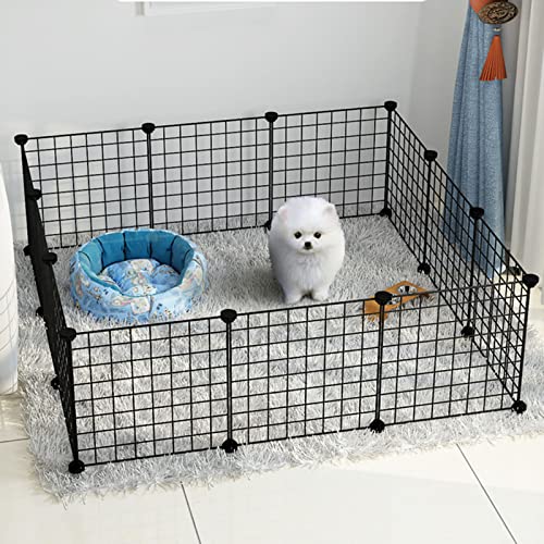 Katzenlaufstall – Katzenkäfig, Laufstall für Haustiere, Metallgehege, Netz, Übungszaun, Käfig mit Tür für kleine Haustiere Katzenlaufstall – Katzenkäfig, Laufstall für Haustiere, Metallgehege, Netz, Übungszaun, Käfig mit Tür für kleine Haustiere von CHEMYO