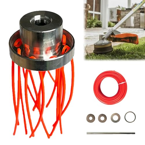 CHENBOOW Unkrautbürste für Freischneider,Wildkrautbürste für Motorsense 30m,Unkrautbürste Freischneider,Unkrautbürste für Motorsense Aluminium,Motorsense Zubehör,für Rasenpflege Garten von CHENBOOW