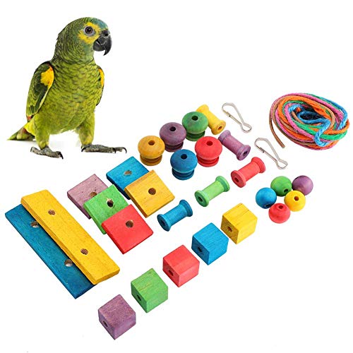 CHENGGONG Papageienspielzeug, natürliches Papageienspielzeugzubehör, für Papageien CHENGGONG Papageienspielzeug, natürliches Papageienspielzeugzubehör, für Papageien von CHENGGONG