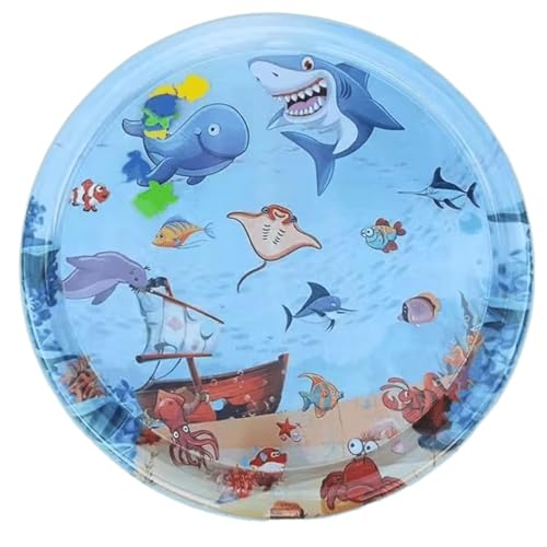CHENRI Aqua Cats Pet Water Bed, 2025 Sensorische Wassermatte für Katzen, Wasser sensorische Spielmatte für Katzen, Interaktives Katzenspielzeug, Wassermatte für Katzen, Hunde (100 * 100cm) von CHENRI