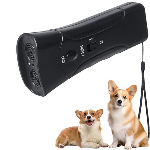 CHENRI Pet Zen Pro Anti Barking Device - Upgrades Dog Bark Deterrent Devices, Antibell für Hunde, Ultraschall Anti Bell Gerät Hunde mit LED Taschenlampe für Außen Innen CHENRI Pet Zen Pro Anti Barking Device - Upgrades Dog Bark Deterrent Devices, Antibell für Hunde, Ultraschall Anti Bell Gerät Hunde mit LED Taschenlampe für Außen Innen von CHENRI