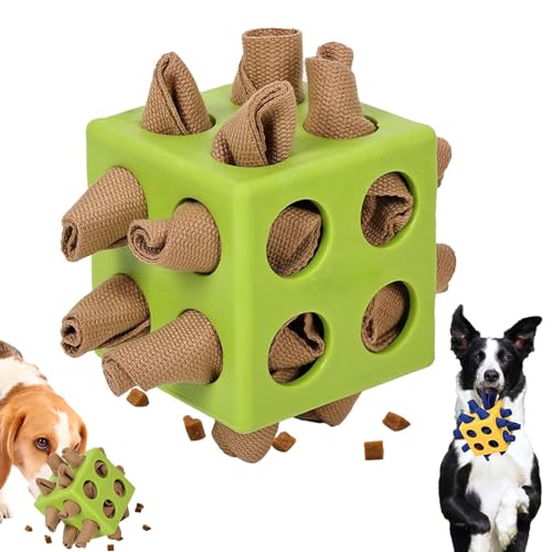 CHENRI Petlori PuzzlePup Cube, Interaktives Puzzle Hundespielzeug, Schnüffelball für Hunde, Kauspielzeug Unzerstörbar Schnüffelspielzeug, Puzzle Futterspender für kleine, mittlere und große Hunde von CHENRI