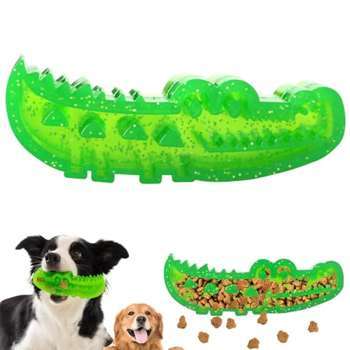 Slow Feed Chew and Fetch Crocodile, Krokodil Hundespielzeug Intelligenz, Futterball für Hunde, Interaktives Hundespielzeug, Slow Feeder Spielzeugball für große, mittelgroße und kleine Hunde (L) von CHENRI